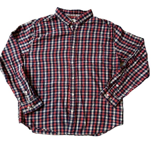 THE NORMAL BRAND BUTTON DOWN SHIRT, lightweight flannel, XL - Picture 1 of 9